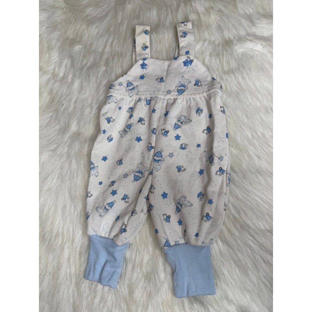 Baby Boy Bear Star Print Cotton Polyester Overalls Jumpsuit 3/6 Months‎
